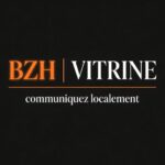 logo Bzh vitrine, communiquez localemebt